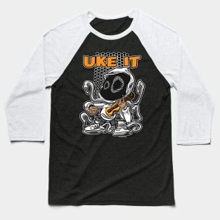 Uke It. Uke It. Hoodie Boy with Ukelele Baseball T-Shirt